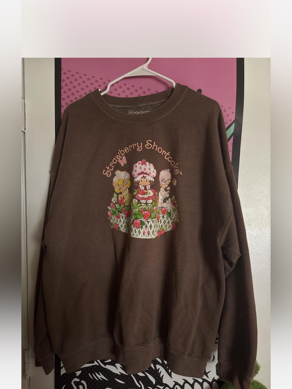 Brown Strawberry Shortcake sweatshirt